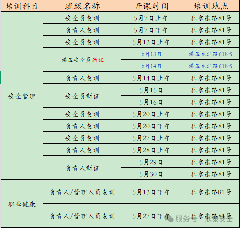 2025年5月培训考试安排已定，请悉知！(图1)