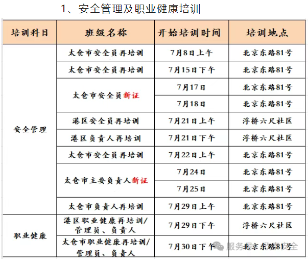 2025年7月培训考试安排已定，请悉知！(图1)